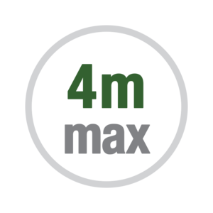 Max. Torflügellänge 4m