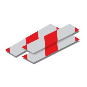 Strisce adesive catarifrangenti (250 x 50mm)