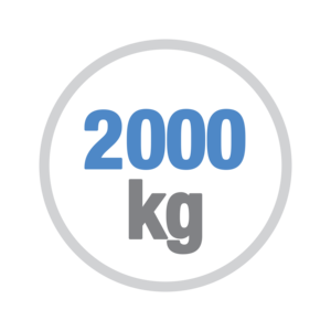 Peso anta massimo 2000kg