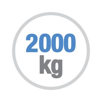 Peso anta massimo 2000kg
