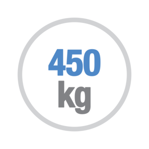 Peso anta massimo 450kg