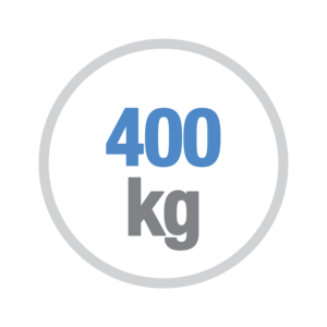 Peso anta massimo 400kg