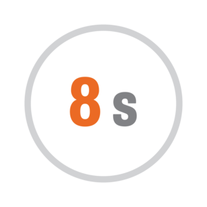 Tempo di apertura 8s