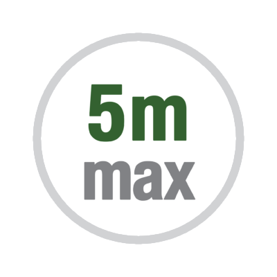 Lunghezza anta max. 5m