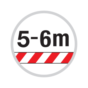 Lunghezza asta max. 5-6m