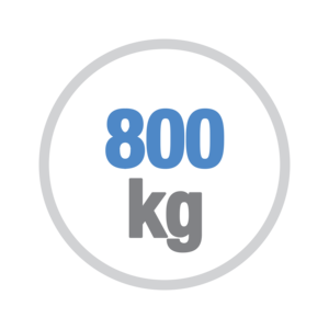 Peso anta massimo 800kg