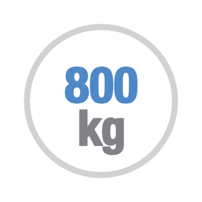 Peso anta massimo 800kg