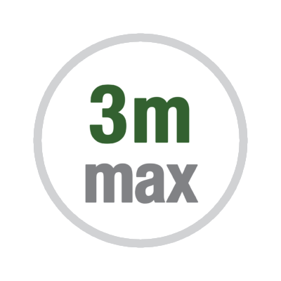Lunghezza anta max. 3m