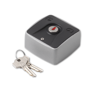 Selettore a chiave a superficie in alluminio