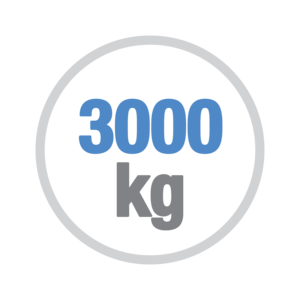 Peso anta massimo 3000kg