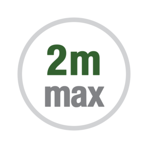 Lunghezza anta max. 2m