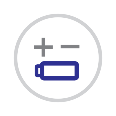 Batterie in tampone integrate
