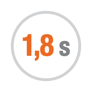 Tempo di apertura 1.8s