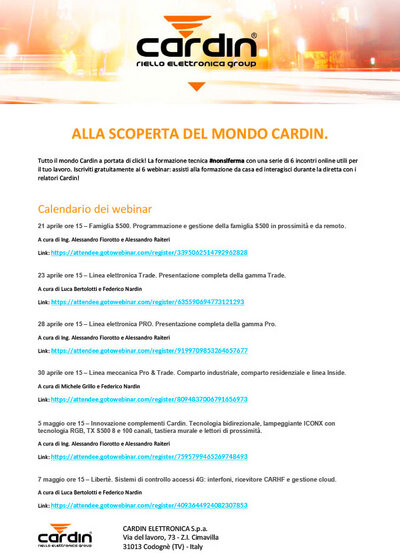 Immagine WEBINAR CARDIN 2020