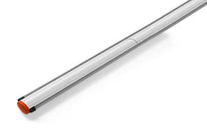 Spray-painted 7m-aluminium boom