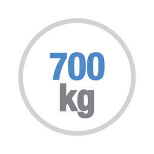 Peso anta massimo 700kg